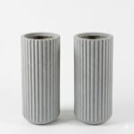 Sablous – Pot fibre, 90x41 cm, Haut, léger et résistant, parfait pour vos grandes plantes ou pour structurer votre espace.