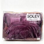 Ensemble couverture et 2 taies d’oreiller en velours