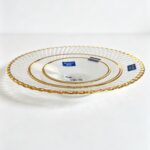 Trio de bol circulaire en verre