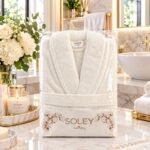 Peignoir douceur SOLEY blanc