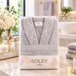Peignoir douceur SOLEY gris