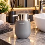 Small Arow dispenser soap gris argenté