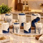 Bocaux de cuisine Wendy blue