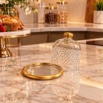 Petite cloche décorative Amber gold