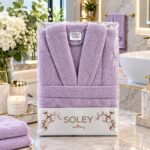 Peignoir douceur SOLEY lilas