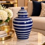 Pot décoratif marine blue
